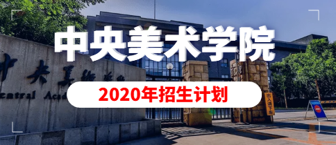 2020年中央美术学院本科招生计划