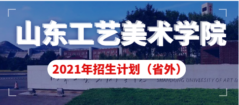 山东工艺美术学院2021年省外艺术类本科专业招生计划