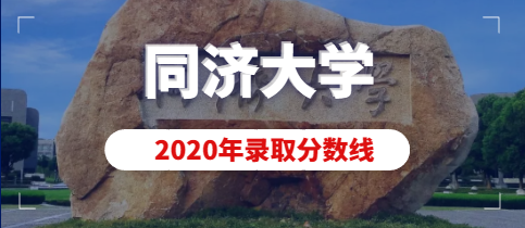 同济大学2020年美术类本科（动画）专业录取分数线